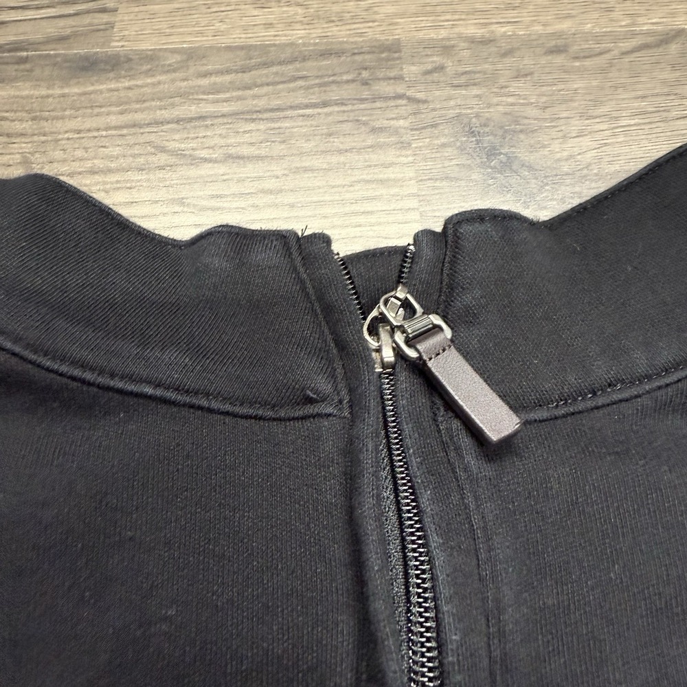 Fairway & Greene Large Black 1/4 Zip Pullover Golf Sweater USA Olympics - Picture 4 of 9